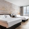 "Journey" | Wallpaper in Wall Treatments by Karen Darling | The Hotel at Midtown in Chicago. Item made of synthetic