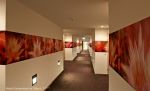 Rica Belna - Modern, Floral Hallways | Prints by Rica Belna | Thermenhotel Karawankenhof in Villach. Item composed of paper