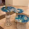 STOUT HOURGLASS OPENWORK TABLE WITH SUE BARRY | Coffee Table in Tables by Lynne Meade. Item composed of ceramic