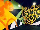 Movement Studio Mural | Murals by pepallama | Robin B Movement in Tamarindo. Item composed of synthetic