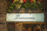 Restroom Signage | Signage by Lesley Johnson | Sadelle's in New York