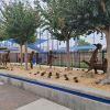 "Freedom" by Jane DeDecker, NSG | Public Sculptures by JK Designs and the National Sculptors' Guild | York Field in Whittier