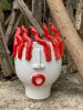 Totuccio seller of peppers | Vase in Vases & Vessels by Patrizia Italiano. Item composed of ceramic