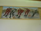 Scenes Of Winter Sports | Murals by Henry Billings | United States Postal Service, Lake Placid, NY in Lake Placid