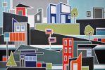 Urban Slate, Northwest and Wynwood | Paintings by Lisa Ashinoff | Virginia Beach, VA in Virginia Beach