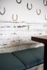 Pressed Plaster | Wallpaper in Wall Treatments by Suzanne Allen Studio | Lewis Barbecue in Charleston. Item composed of synthetic