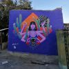 Painted Mural "Samsara" | Street Murals by Fabifa | Panteón Guadalupe Mixcoac in Ciudad de México. Item made of synthetic