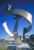 Earth Station, 2001 | Public Sculptures by David Griggs | The Cable Center in Denver. Item made of metal