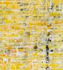 Yellow Textured Modern Painting | Oil And Acrylic Painting in Paintings by KARDIMAGO. Item made of canvas