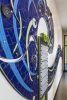 Big Blue Wave | Mosaic in Art & Wall Decor by Stacia Goodman Mosaics | 1300 Lagoon Building in Minneapolis. Item composed of metal and ceramic