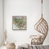 Floral Abstract | Oil And Acrylic Painting in Paintings by Viktoria Ganhao. Item composed of linen & synthetic