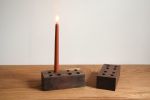 Bricks | Candle Holder in Decorative Objects by Lucca Zeray | Zeray Studio in Brooklyn. Item made of wood
