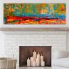 Colorful Abstract Canvas Art | Oil And Acrylic Painting in Paintings by Debby Neal Arts. Item composed of canvas