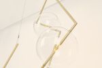 Fulmine | Pendants by SilvioMondinoStudio. Item made of brass & glass