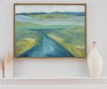 Landscape | Oil And Acrylic Painting in Paintings by Janet Bludau Fine Art. Item composed of canvas