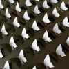 Black on Black Butterfly | Wall Sculpture in Wall Hangings by Lorna Doyan | North London in London. Item composed of paper