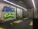 Cross Fit Mural | Murals by Christian Toth Art | Crossfit Kinetics in Halifax. Item made of synthetic