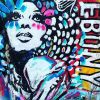 Diana Ross Hand Painted Jacket | Apparel in Apparel & Accessories by ShammyBuns Art (SBA). Item made of fabric