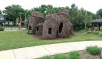 Tangle Town | Sculptures by Patrick Dougherty | Children's Museum of South Dakota in Brookings