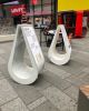 Drop Sign | Public Sculptures by Makingworks | Times Square, Manhattan, New York, NY in New York. Item made of aluminum