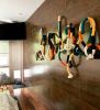 Knotty Rope Wall Piece | Wall Sculpture in Wall Hangings by Trudy Perry. Item composed of cotton and fiber in contemporary or modern style