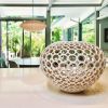 White Pierced Pottery | Sculptures by Lynne Meade. Item made of ceramic