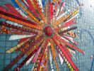 Sunburst Mosaic | Glasswork in Wall Treatments by Dyanne Williams Mosaics. Item made of glass with synthetic