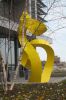 Charispiral | Public Sculptures by Mary Ann E. Mears | Spaulding Rehabilitation Hospital Boston in Boston. Item made of aluminum
