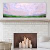 Cotton Candy Sky | Oil And Acrylic Painting in Paintings by Debby Neal Arts. Item made of synthetic