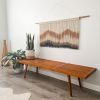 Dusky Mountain Ranges | Macrame Wall Hanging in Wall Hangings by Love & Fiber. Item made of cotton