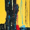 Cosmic Rain | Oil And Acrylic Painting in Paintings by Hugo Auler Jr. Art. Item made of canvas