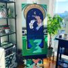 Orchids at Midnight | Paintings by Leslie Phelan Mural Art + Design