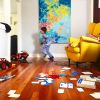 Beauty in Chaos | Oil And Acrylic Painting in Paintings by Cameron Schmitz. Item composed of canvas