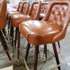 2500 Series Bar Stools | Dining Chair in Chairs by Richardson Seating Corporation | FritzMitte Streetfood Weimar in Weimar. Item composed of metal and leather