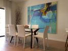 Esplanade, original abstract painting | Oil And Acrylic Painting in Paintings by Trudie Tara Moulton | La Quinta Resort & Club in La Quinta. Item composed of canvas and synthetic