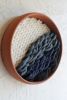 River - Terracotta & Fiber Wall Sculpture | Tapestry in Wall Hangings by Keyaiira | leather + fiber | Reveal Hair Studio in Santa Rosa. Item made of wool & stoneware