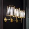 “Julia” Wall Lamp | Sconces by MOSS Objects | Hotel Sofitel London St James in London. Item made of brass & glass