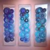 "Metal and Glass Art Installation" | Wall Sculpture in Wall Hangings by Lea de Wit | Palo Alto Medical Foundation in Santa Cruz. Item made of metal with glass
