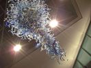 Blue and Gold Chandelier | Sculptures by Dale Chihuly | Eastman School of Music in Rochester