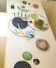 Six Degrees | Sculptures by Reddy Made Designs | Glen Park Branch Library in San Francisco. Item made of metal with glass