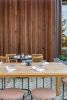 Reclaimed Wooden Communal Tables | Tables by Wendy Haworth Design | Gratitude Newport Beach in Newport Beach