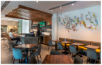 Reflected Light | Wall Sculpture in Wall Hangings by Jane Guthridge | Hilton Garden Inn Boulder in Boulder. Item composed of synthetic