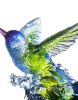 Humming Bird "Victory by Daybreak" | Sculptures by Lawrence & Scott | Lawrence & Scott in Seattle. Item composed of glass