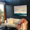 Infinity Bay | Oil And Acrylic Painting in Paintings by Helenehardyart. Item composed of synthetic