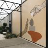 Build | Murals by Allison Kunath | 555 aviation in El Segundo. Item made of synthetic