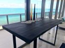 Bar Height Dining Table | Tables by Doro Designs. Item made of wood & steel