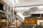 "A Ribbon of Light" | Sculptures by Rock Cottage Glassworks | Lawrence Public Library in Lawrence. Item composed of aluminum & glass