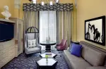 Dangerous Seduction | Oil And Acrylic Painting in Paintings by Irena Orlov | Kimpton Hotel Monaco Washington DC in Washington. Item made of synthetic
