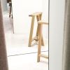 Pausa stool | Chairs by Pierre-Emmanuel Vandeputte | Filippa K in Bruxelles. Item composed of wood