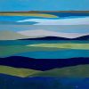Strata | Oil And Acrylic Painting in Paintings by Janet Bludau Fine Art. Item composed of canvas and synthetic